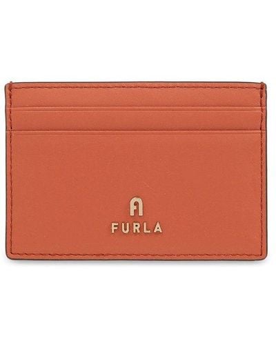 Furla 'camelia Small' Card Holder, - Red