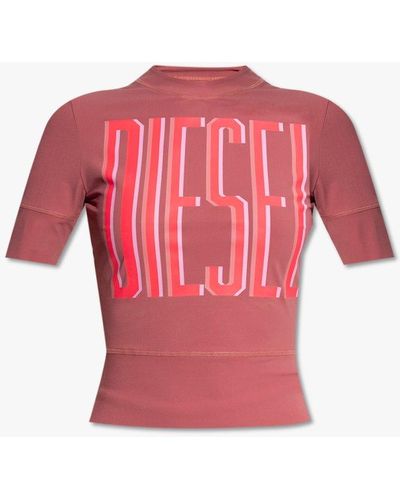 DIESEL 'awtee-jules-wt06' T-shirt - Red