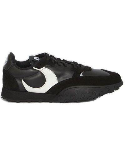 Marine Serre Ms-rise 22 Lace-up Trainers - Black