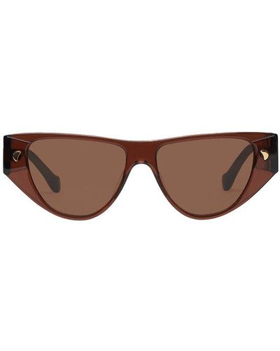 Nanushka Batman Framed Sunglasses - Brown