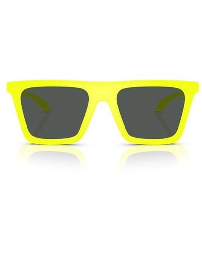 Versace Rectangle-frame Sunglasses - Green