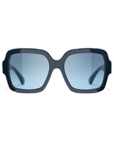 Chanel Square Sunglasses in Black