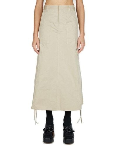 Marc Jacobs Cargo Mini Skirt - Natural