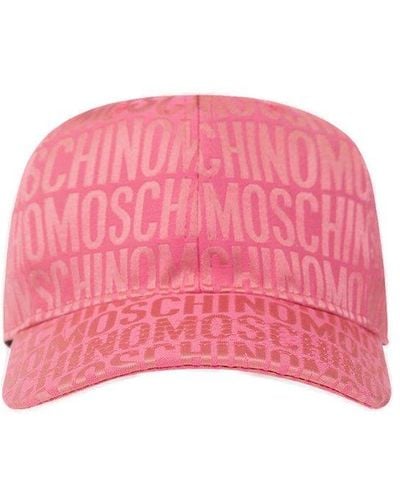 Moschino Logo-jacquard Baseball Cap - Red