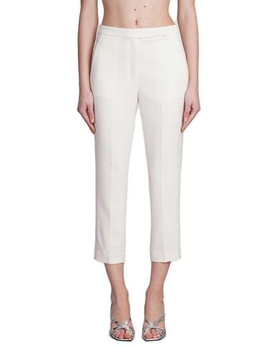 Theory Pressed Crease Tailored Trousers - White