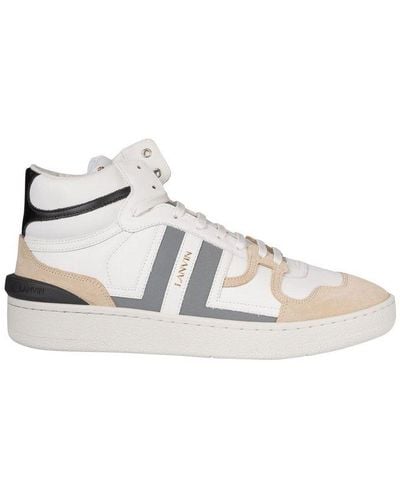 Lanvin Clay High-top Sneakers - White