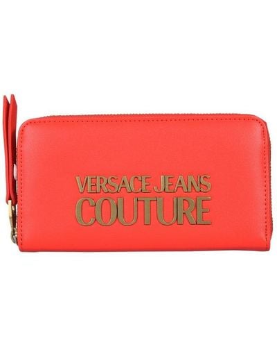 Versace Logo Wallet - Red
