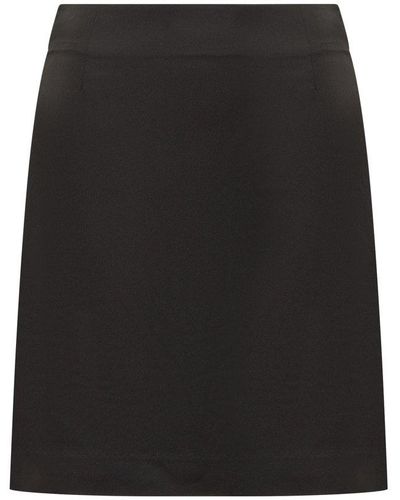 Calvin Klein Straight Mini Skirt - Black