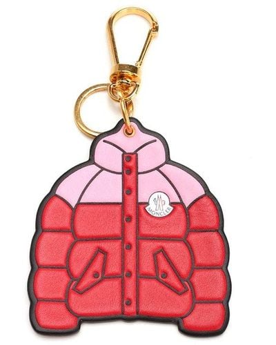 Moncler Jacket-shaped Key Ring - Pink