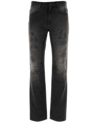 Givenchy Straight Leg Denim Jeans - Black