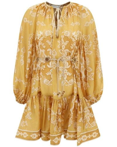Zimmermann Silk Dress - Yellow