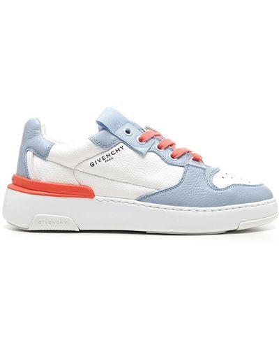 Givenchy Wing Low Three Tone Sneakers - Blue