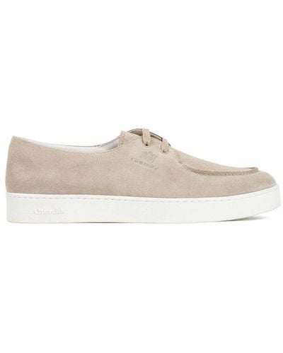 Church's Logo Embossed Lace-up Sneakers - Natural