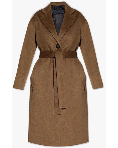Proenza Schouler Wool Coat - Brown