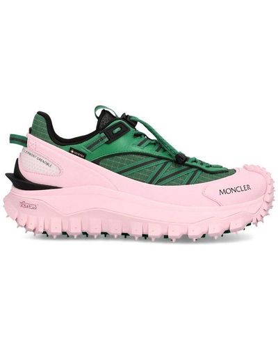 Moncler Trailgrip Gtx Bi-Colour Low Top Sneakers - Green