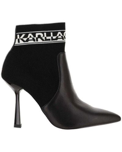 Karl Lagerfeld Heeled Boots - Black