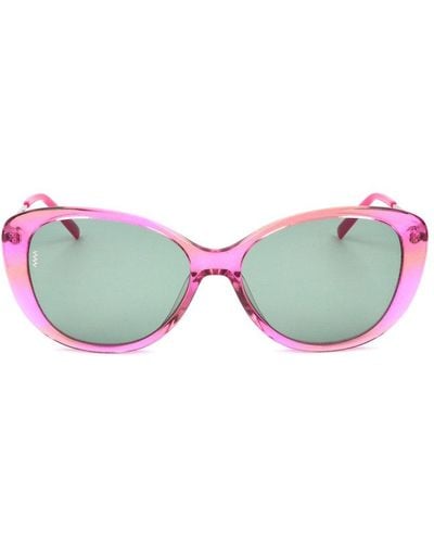 M Missoni Cat Eye Frame Sunglasses - Green