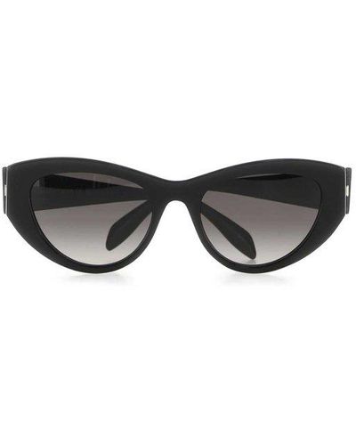 Alexander McQueen Cat-eye Frame Sunglasses - Grey