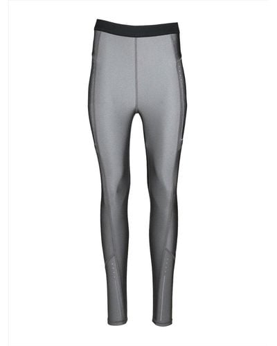Moncler High Waist Stretched Leggings - Grey
