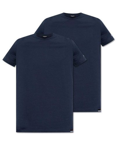 DSquared² Pack Of Two Crewneck T-shirt - Blue