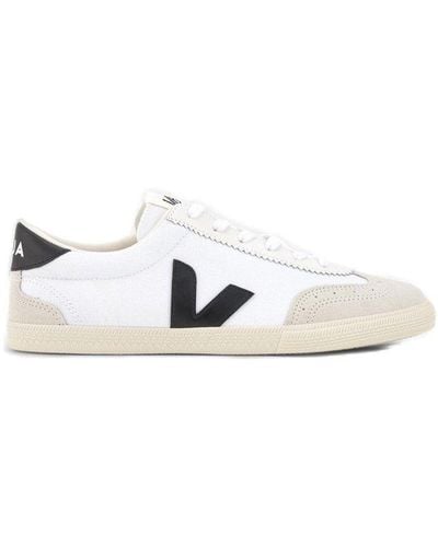Veja V-10 Panelled Low-top Trainers - White