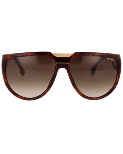 Carrera Round Frame Sunglasses - Brown