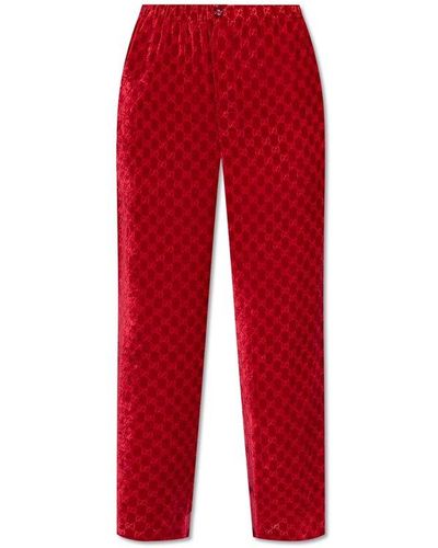 Gucci pants best sale red
