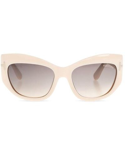 Tom Ford Cat-eye Frame Sunglasses - Natural