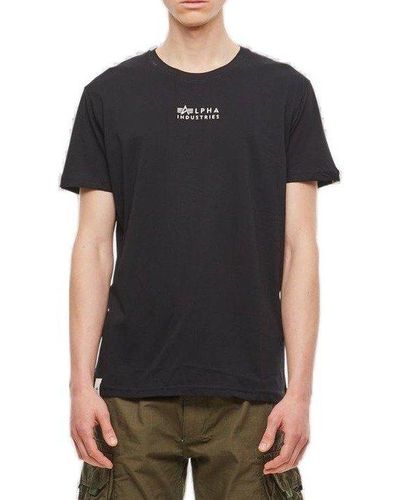 | to up Alpha Sale Men off 70% Lyst for Industries T-shirts | Online