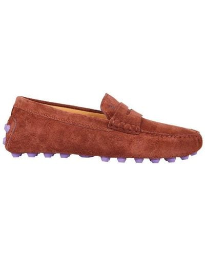 Tod's Gommino Bubble Slip-on Driving Shoes - Red