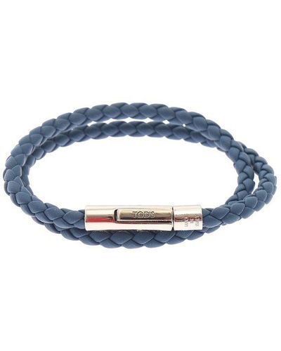 Blue Tod's Bracelets for Men | Lyst