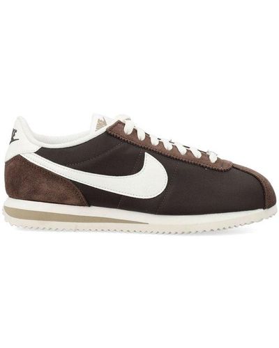 Nike Cortez Round-toe Low-top Sneakers - Brown