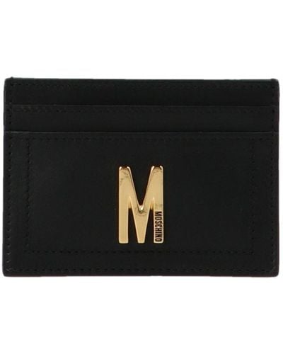 Moschino Logo Card Holder - Black
