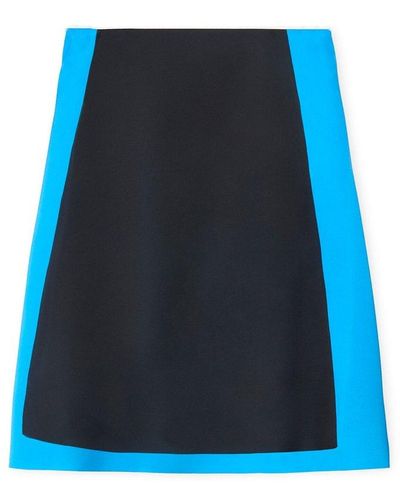 Loewe Paneled Midi Skirt - Blue