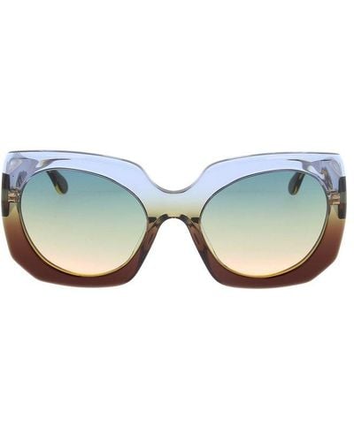 Marni Eyewear Squared Frame Sunglasses - Multicolor