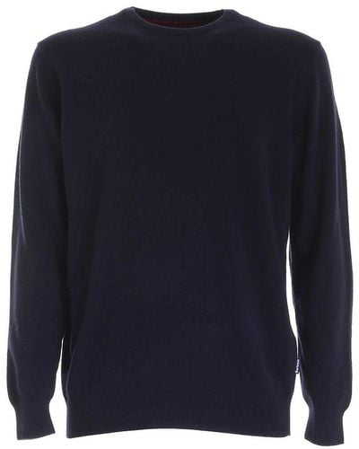 Barbour Blue Wool Sweater