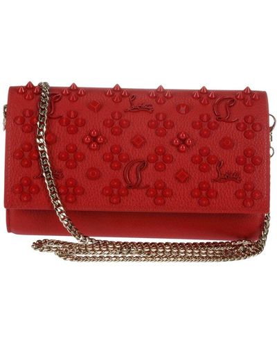 Christian Louboutin Paloma Chained Wallet - Red