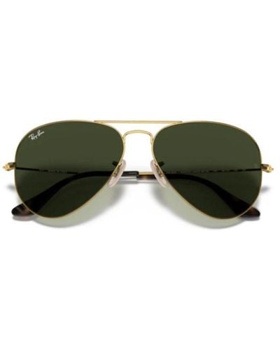 Ray-Ban Gradient Aviator Frame Sunglasses - Green