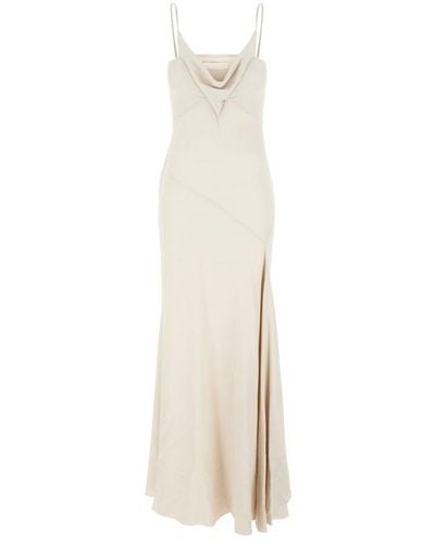 Isabel Marant Kapri Cut-out Detailed Midi Sleeveless Dress - White