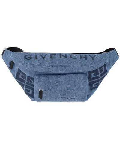Givenchy Essential Zipped Belted Bag - Blue