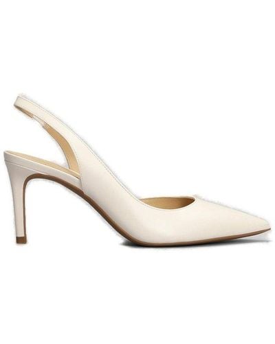 MICHAEL Michael Kors Chelsea Slingback Pointed-toe Court Shoes - Natural