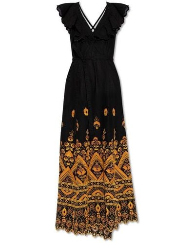 Etro Embroidered Dress, - Black