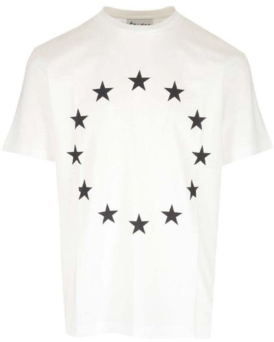 Etudes Studio Star Printed Crewneck T-shirt - Natural