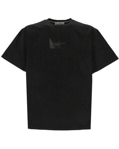 Stone Island T-Shirts And Polos - Black
