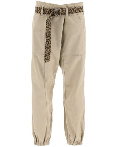 R13 Crossover Utility Drop Trousers - Natural