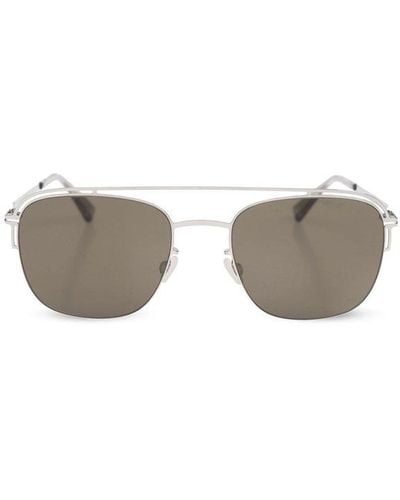 Mykita Nor Pilot-frame Sunglasses - Metallic