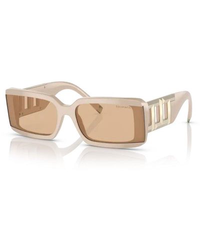Tiffany & Co. Rectangle Frame Sunglasses - Natural