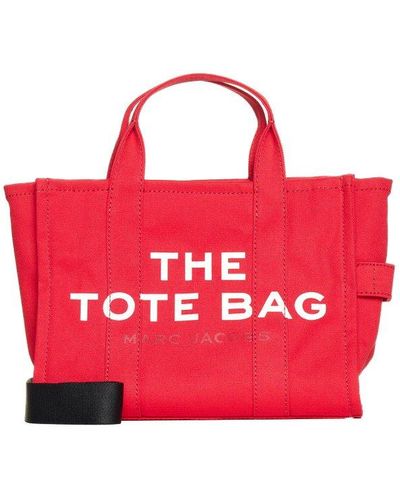 Marc Jacobs The Medium Tote Canvas Bag - Red