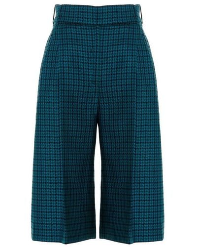 Alexandre Vauthier Prince Of Wales Pant Skirt - Green