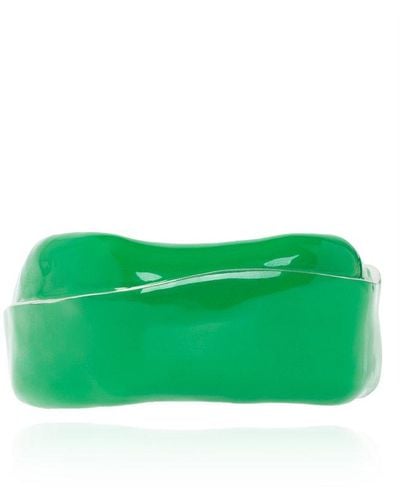 Bottega Veneta Bracelet With Decorative Shape, - Green